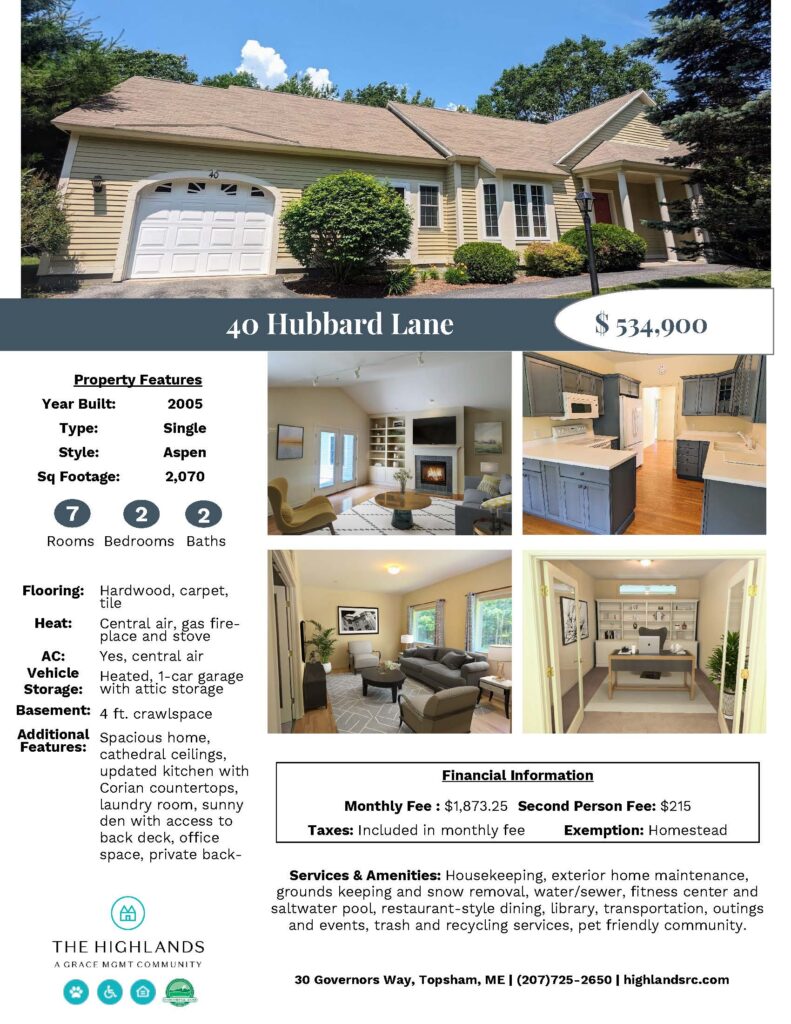 Estate Homes 40 Hubbard Lane Aspen, 2 Bed, 2 Bath listing image.