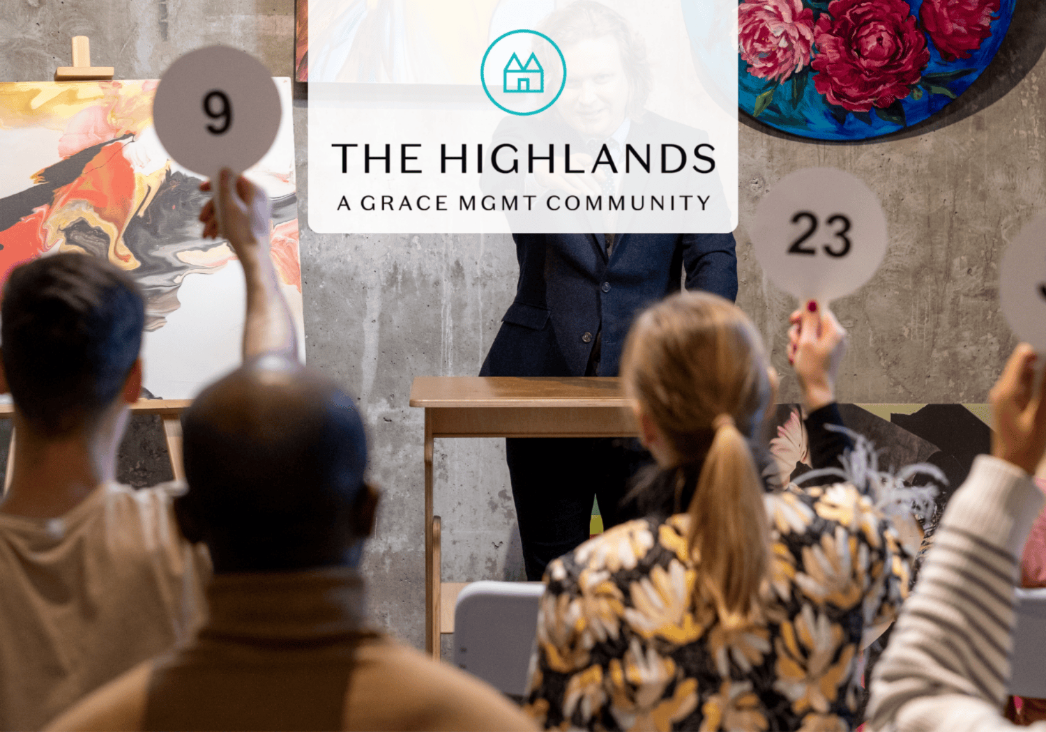 Highlands - art auction - The Highlands